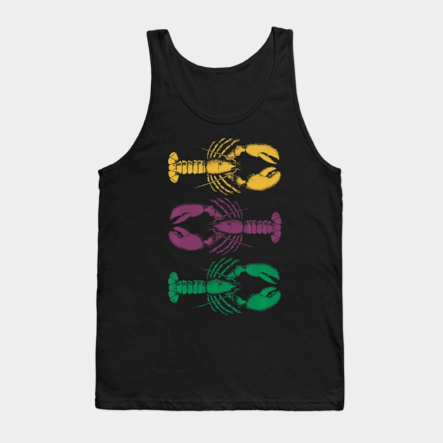 Happy Mardi Gras 2024 Crawfish Matching Party Vintage Tank Top by Daysy1